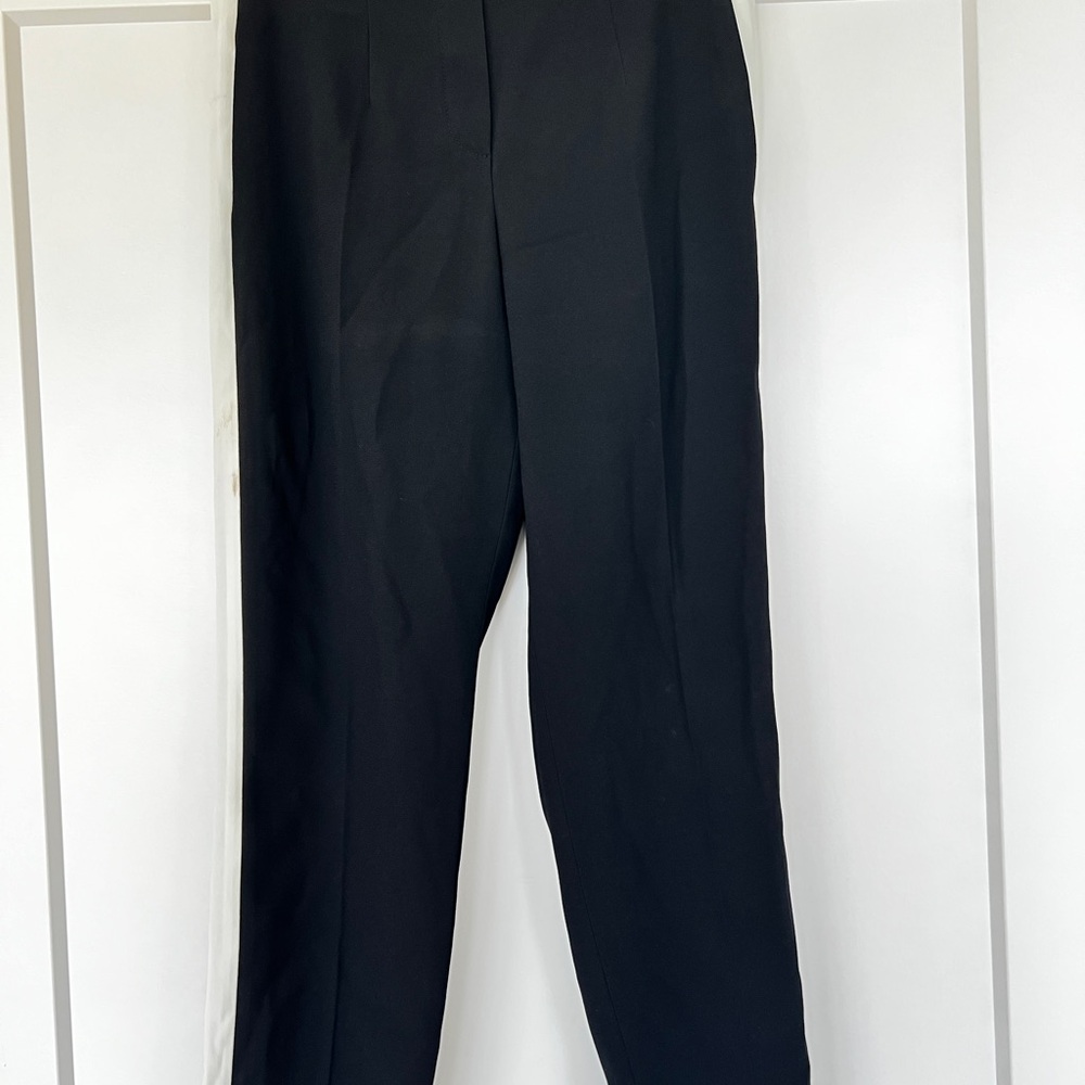 Women’s Babaton Cohen Trouser Crop, Tuxedo Stripe with Elastic Waist